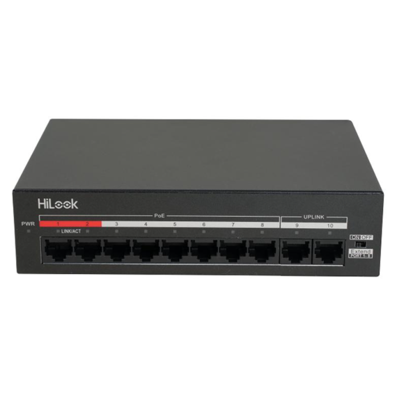 HILOOK NS-0110MP-60 8x10/100 MBPS POE RJ45 PORT 2x10/100 MBPS SWİTCH