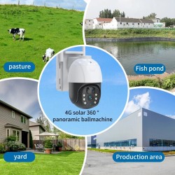 4G SOLAR KAMERA PULNİX PLX-2030 2 MP SİM KARTLI SOLAR PTZ KAMERA V380