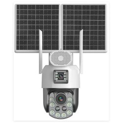 4G SOLAR KAMERA PULNİX PLX-6062İPC 20X ZOOM ÇİFTKAMERA İCAM++