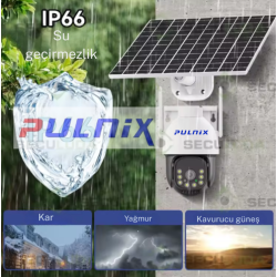 AOV TEKNOLOJİSİ 4G SOLAR KAMERA PULNİX PLX-SG7002 IPC E-SİM KAMERA AOV 7/24 SÜREKLİ KAYIT GECE RENKLİ HİEASY