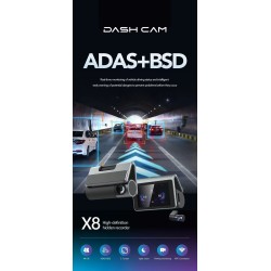ARAÇ KAMERASI DASH CAM 4K+2K PULNİX PLX-X8