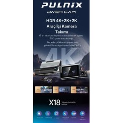 ARAÇ KAMERASI PULNİX PLX-107 KARE WARM LED ARAÇ KAMERASI