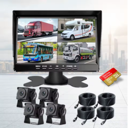 ARAÇ KAMERA SETİ PULNİX PLX-924 4 KANAL 7 İNÇ EKRAN BSD FOKNSİYON