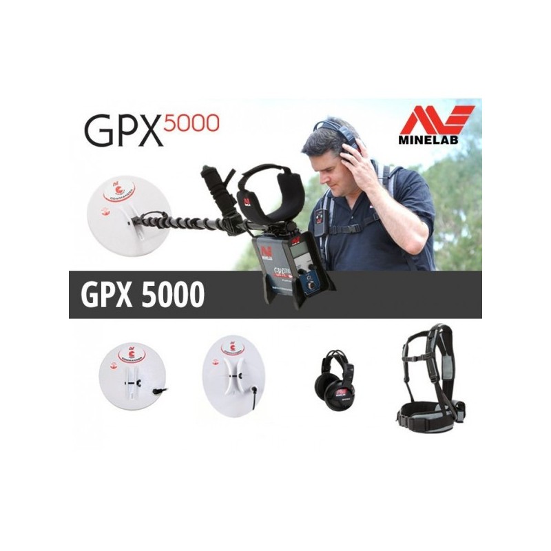Minelab GPX 5000 Dedektör Çift Başlıklı