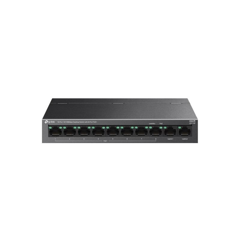 TP-LINK LS110P 10PORT 10/100 YÖNETİLEMEZ POE SWITCH