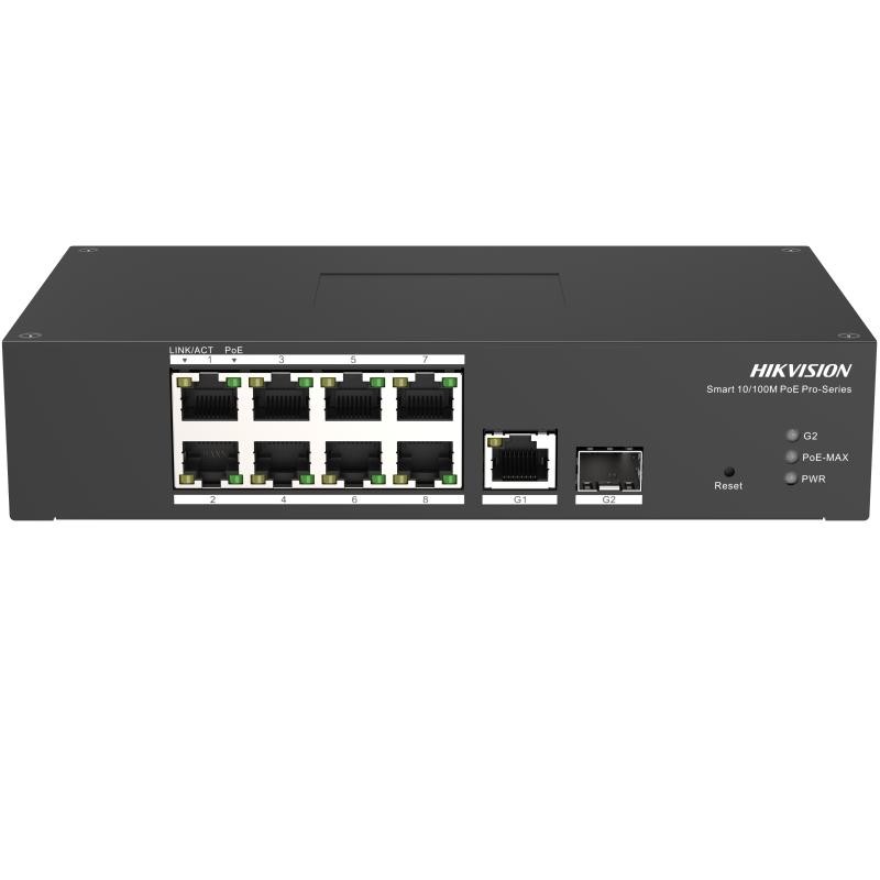 HIKVISION DS-3T1310P-SI/HS 8XFE+1XGE RJ45 MEGABİT 110W POE SWİTCH