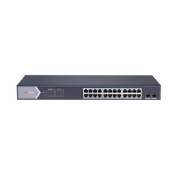HIKVISION DS-3E1526P-SI 24XGE+2XGE/SFP FULL GİGABİT YÖNETİLEBİLR 370W POE SWİTCH
