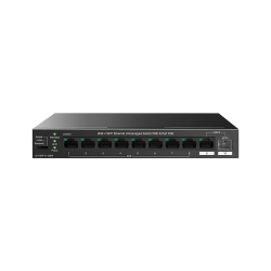 TENDA TEG1110PF-8-120W 10PORT 10/100/1000 SWITCH