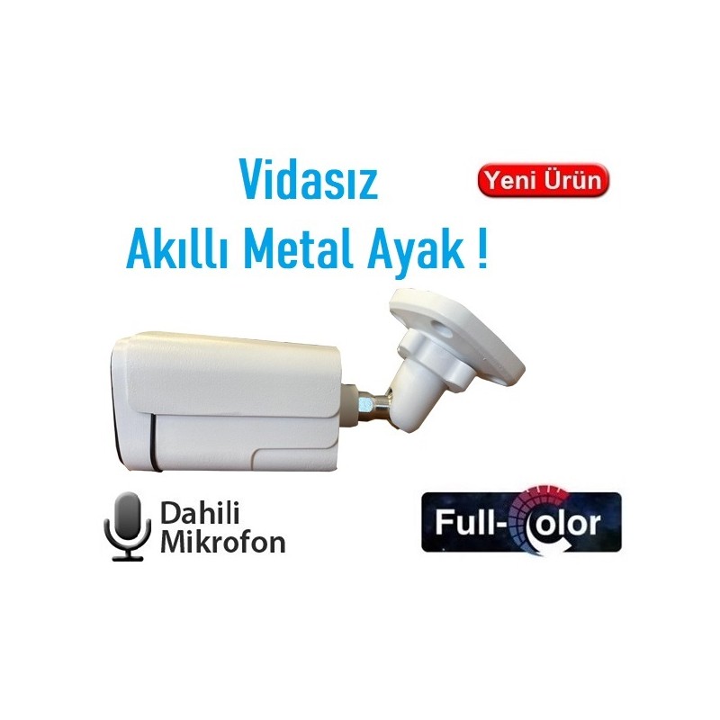 EZCOOL EZ-2315IPS 5MP 3.6MM FULLCOLOR SESLİ METAL POE IP BULLET KAMERA
