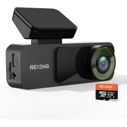 REXING V1 LITE 2K WIFI ARAC KAMERASI + 32GB SD KAR