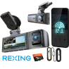 REXING R316 4K GPS WI-FI ARAC KAMERASI + 64GB SD