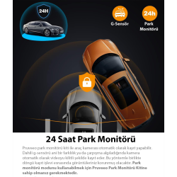 PRUVEEO D30 WI-FI 4K ARAC KAMERASI