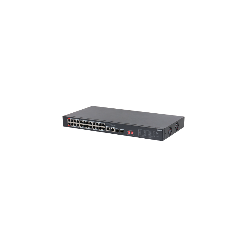 DAHUA S3226-24ET-240 24 PORT 24XFE-2XGE-2X1GE/SFP 240W POE SWİTCH