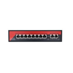 EZCOOL EZ-08PSF-FG 8PORT 8GE+2GE F.GİGABİT POE SWİTCH 120W