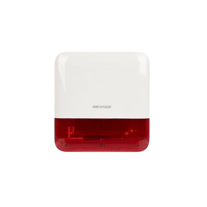 HIKVISION DS-PS1-E-WE HARİCİ TİP KABLOSUZ ALARM SİRENİ (KIRMIZI)