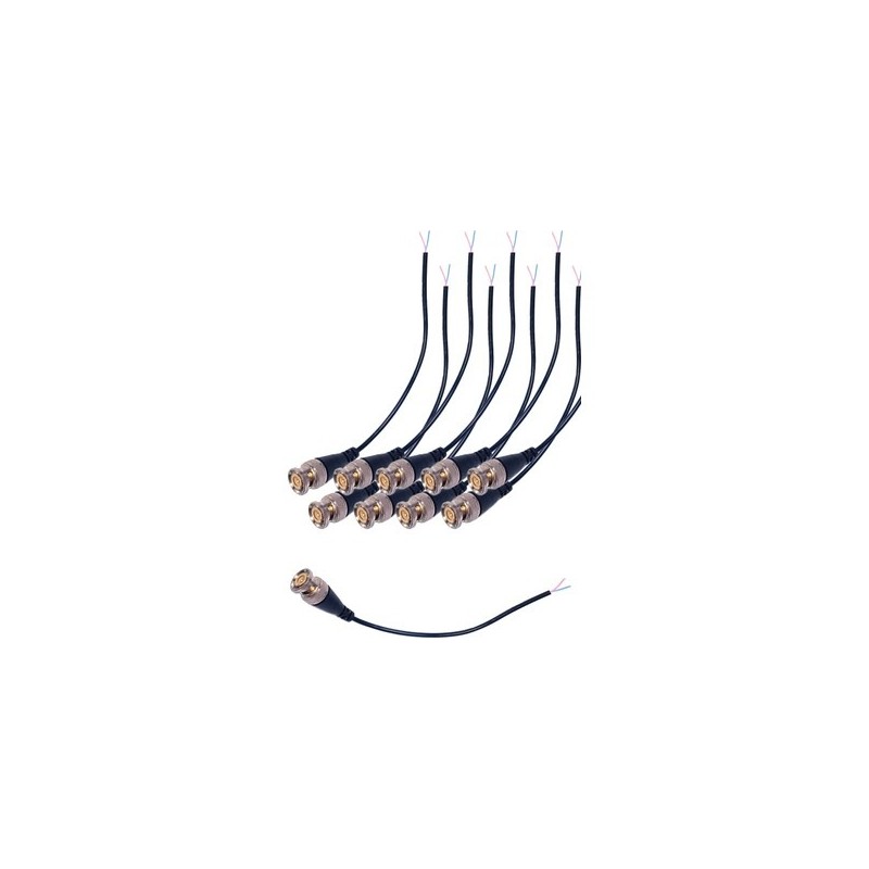 EZCOOL BNC KONNEKTOR HAZIR KABLOLU (10 LU PAKET)