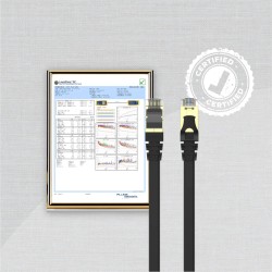 UNITEK CAT7 PATCH KABLO 10MT FLAT (C1897BK-10M)