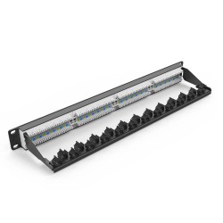 UNITEK CAT6 UTP 24 PORT RJ45 PATCH PANEL (T003A)